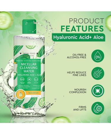 Buy My Beauty Spot Micellar Water - Hydrating Facial Cleansing Makeup Remover (Cucumber 16.9 Fl. Oz) - Gentle Makeup Remover for All Skin Types - International Shipping Available - Buy Online on GoSupps.com
