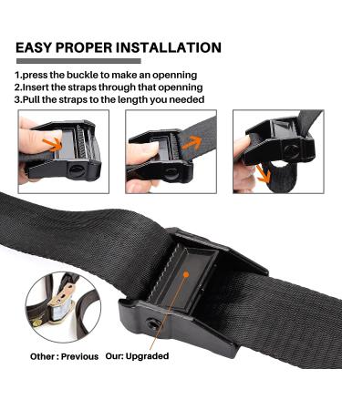 Teamaze Gymnastic Rings with Adjustable Straps - Non-Slip Pull Up Workout Rings for Home Gym Exercise - Orange - Buy Online on GoSupps.com