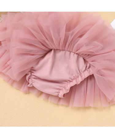 FYMNSI Boho Rainbow 1st Birthday Outfit Baby Girl Cake Smash Set - Dusty Pink 3pcs - Buy Online on GoSupps.com