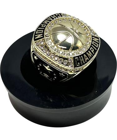 Gold Basketball Champion Rings - Pack of 1-12 | Trophy Award for Winners - Buy Online on GoSupps.com