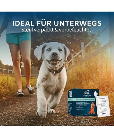 Vital-Friend Sterile Dog Eye Care Cloths - 20 Opaque Towels Preservative-Free Gentle Cleaning on the Go - Buy Online on GoSupps.com