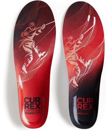 CURREX HockeyPRO Insole - Dynamic Support for Hockey, Figure Skating, Inline Skates - Men, Women, Youth - Size L (8-9.5) - Red - Buy Online on GoSupps.com