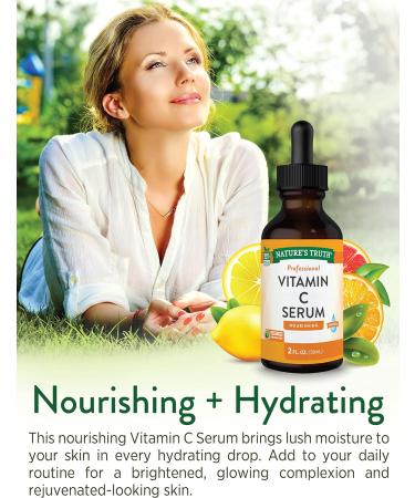 Nourishing 2 oz Vitamin C Serum for Face & Skin by Nature's Truth - Buy Online on GoSupps.com