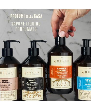  Helan Helan Spuma di Mare - Invigorating Liquid Soap Scented with Polynesian Lagoon Water - 300 ml - Buy Online on GoSupps.com