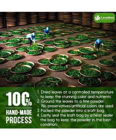 Lavendium Premium 500g (17.6oz) Neem Leaf Powder 100% Natural and Pure from Neem Leaves Neem Leaves Herbal Tea No Additives No Gluten No Sugar Vegan CA Neem 500 Gr - Buy Online on GoSupps.com