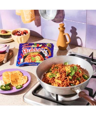 Samyang Habanero Lime Noodles 135g (Pack of 5) - Hot Chicken Flavor Spicy Ramen Buldak Multipack Snacks Instant Korean Food - Buy Online on GoSupps.com