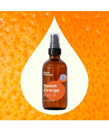 Buy Plant Therapy Sweet Orange Body Oil 4 oz - Uplifting Mood-Boosting Scent 100% Natural Ingredients Hydrates & Nourishes Skin Worldwide Shipping - Buy Online on GoSupps.com