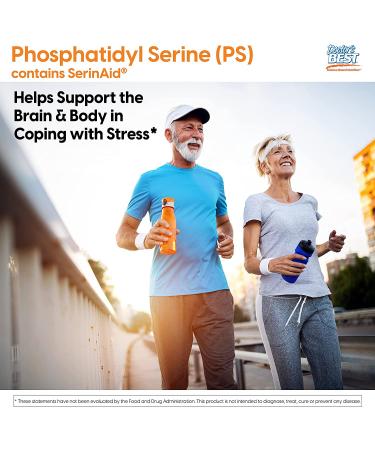 Doctor's Best Phosphatidylserine 100 mg - 120 Veggie Caps for Cognitive Support - Buy Online on GoSupps.com