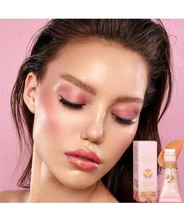 Blush with Applicator | Long-Lasting Face Blusher Non-Greasy Portable Blush Stick with Cushion Applicator for Home Gathering Dating Working Traveling Muflydo 01 - Buy Online on GoSupps.com