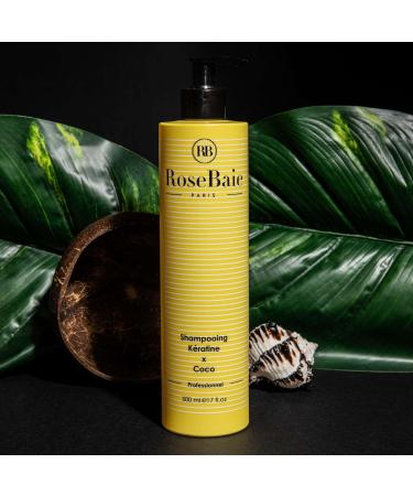  ROSE BAIE ROSEBAIE | Coconut & Keratin Shampoo Duo | Sulfate-Free | Nourishing & Hydrating | Dry Damaged Split End Hair | 2 x 500ml - Buy Online on GoSupps.com