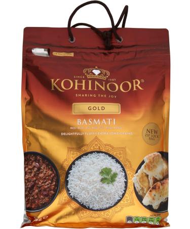 Kohinoor Gold Basmati Rice 5kg - Premium Quality Long Grain Rice - Buy Online on GoSupps.com