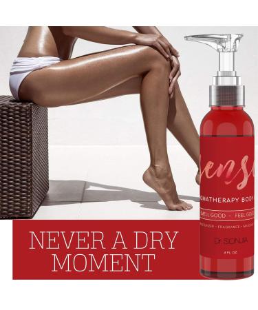 Buy Sense Relaxing Organic Body Oil - 100% Hypoallergenic Massage & Aromatherapy Oil Made in USA | Natural Skin Moisturizer 4 Fl Oz - Buy Online on GoSupps.com