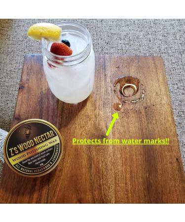 Zs Wood Nectar All-Natural Beeswax Furniture Polish & Conditioner - 6oz Cedarwood Lemongrass - Eco-Friendly International Shipping - Buy Online on GoSupps.com