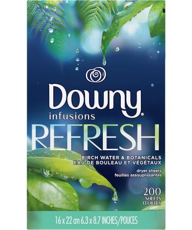 Downy Infusions Birch Water & Botanicals Dryer Sheets - 200 Count - Buy Online on GoSupps.com