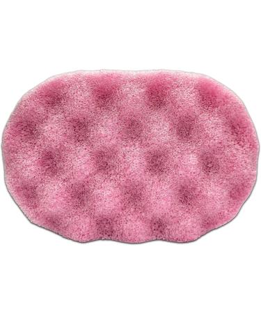 Raspberry Slushie Exfoliating Soap Sponge - 250g - Moisturising Shea Butter - Fruity Scent - Vegan Friendly - Puddle of Wax - Made in The UK - Buy Online on GoSupps.com