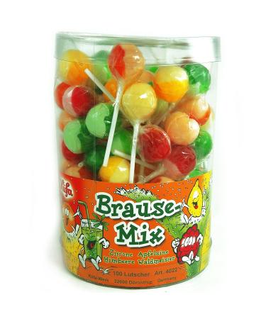 K fa-Werk GmbH and Co. KG Brause Mix Lollipops 100 pieces - Buy Online on GoSupps.com