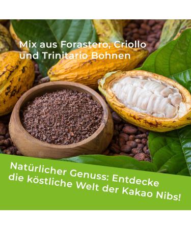 Organic Cocoa Nibs 800g - Raw Topping Additive-Free from Peru | GreatVita - Buy Online on GoSupps.com
