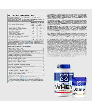 USN Blue Lab Wheytella Whey Protein Powder 908g | Post-Workout Muscle Building Supplement with BCAAs | Whey Isolate for Fast Recovery - Buy Online on GoSupps.com