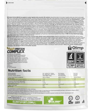 Olimp Sport Nutrition Veggie Protein Complex 500g - Natural Plant-Based Protein for Muscle Growth & Recovery - Shop Internationally - Buy Online on GoSupps.com
