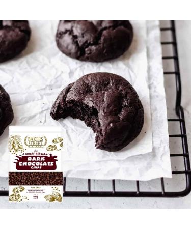 Bakers Street | Finest Belgian | Dark Chocolate Chips 500g | Premium Quality | Baking & Dessrets | Makeing Cake Muffin and all of bakings - Buy Online on GoSupps.com