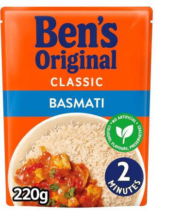 Ben's Original Basmati Microwave Rice Bulk Multipack 6 x 220 g pouches (Pack of 2) - Buy Online on GoSupps.com