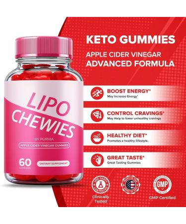 Lipo Chewies Gummies Lipo Chewies Gummies with Advanced Strength Formula for Overall Wellness Support LipoChewies Gummies Maximum Strength Supplement LipoChews Gummies Made in USA (60 Gummies) - Buy Online on GoSupps.com