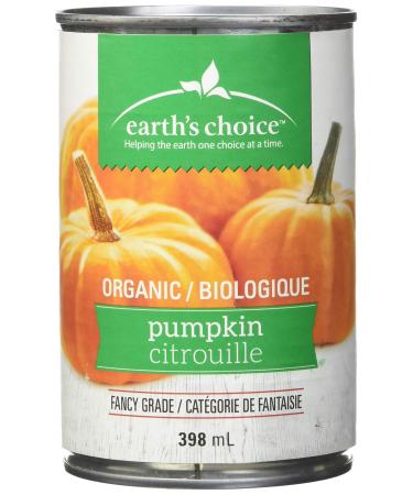 Earth's Choice Organic Pumpkin Puree 12 Count of 398ml 398 ml (Pack of 12)