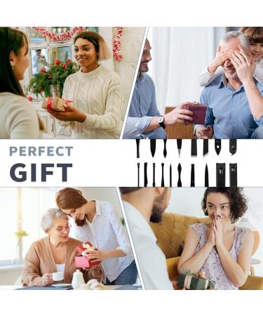 Professional 18-Piece Manicure Pedicure Set - Stainless Steel Nail Care Kit for Home & Travel - Perfect for Men & Women - Buy Online on GoSupps.com