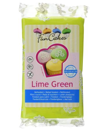 FunCakes Fondant -Lime green (1 x 250 g) Lime Green