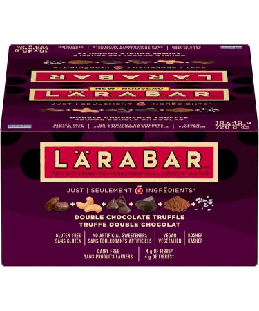 L RABAR Double Chocolate Truffle Fruit and Nut Energy Bar Pack of 16 Bars Gluten Free Vegan Family Pack Snack Bars - Buy Online on GoSupps.com