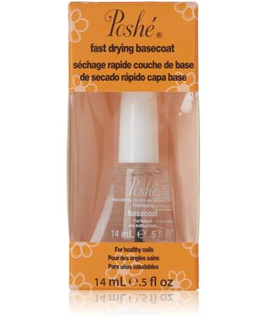 Poshe Fast Drying Base Coat 0.5 fl oz - Quick Dry Formula for Flawless Nails - Buy Online on GoSupps.com