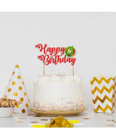 Seyal Watermelon Happy Birthday Cake Topper - Buy Online on GoSupps.com