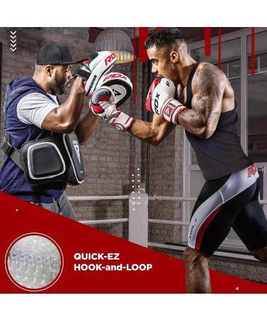 RDX EGO Boxing Gloves 14oz - Maya Hide Leather | Ventilated Sparring & Training Mitts for Men, Women | Muay Thai, Kickboxing, MMA | Heavy Bag Workout Pads - Buy Online on GoSupps.com