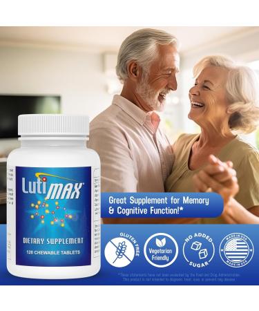 Lutimax Luteolin Complex - Immune Support & Brain Supplement | Antioxidants with Vitamin C D E for Joint & Muscle Health - 120 Tablets - Buy Online on GoSupps.com