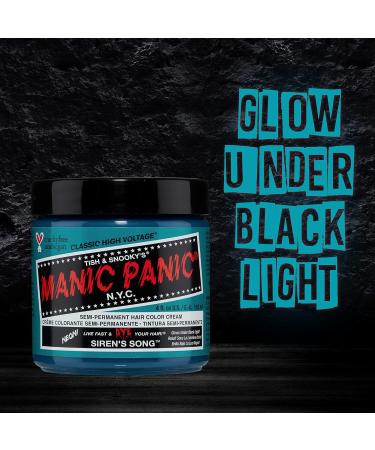 Manic Panic Siren's Song Hair Dye - Vegan Cruelty-Free Green Semi-Permanent Color (3 x 118ml) - Buy Online on GoSupps.com