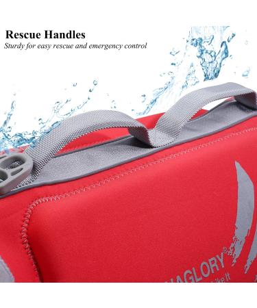 Vivaglory Dog Lifeguard Vest - Skin-Friendly Neoprene for Large Dogs | Quick Lock & D-Ring | Red L (64-71cm Chest) - Buy Online on GoSupps.com