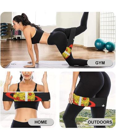 Funny Pizza Planet Yoga Workout Bands - Comfort Booty Resistance Straps for Physical Therapy & Workouts - Buy Online on GoSupps.com
