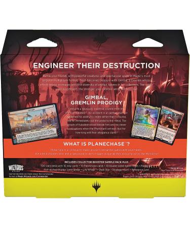 Magic The Gathering March of the Machine Commander Deck - Tinker Time | 100-card Deck + 10 Planechase Cards + Collector Booster Sample Pack + Accessories - Buy Online on GoSupps.com
