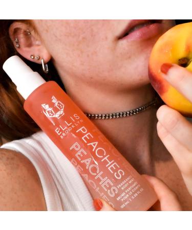 Ellis Brooklyn PEACHES Hair And Body Mist - Fruity Floral Perfume For Women with Sweet Peach Rosebud & Sandalwood Vegan Perfume Made In The USA Peaches 3.38 Fl Oz (Pack of 1) - Buy Online on GoSupps.com