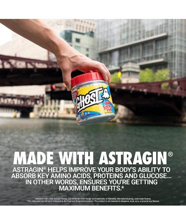 Ghost BCAA Amino Acids - Watermelon Sour Patch Kids Flavor - 30 Servings | Sugar-Free Post & Intra Workout Powder with 7g BCAA for Muscle Growth & Endurance - Vegan, Soy & Gluten-Free - Buy Online on GoSupps.com