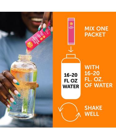 ZYN Electrolyte Powder Hydration Packets with Vitamins, Zinc & Turmeric for Gut Health - 8 Pack - Buy Online on GoSupps.com