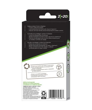 BIC Flex 4 Hybrid Men's 4-Blade Disposable Razor - 2 Handles, 20 Cartridges - Smooth & Close Shave - Black - 1 Count - Buy Online on GoSupps.com