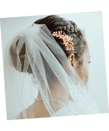 DOITOOL Tiara Wedding Bride Hair Comb Bridal Hair Accessories Hair Comb for Women Wedding Hair Accessories Women Hair Accessories Pearl Hair Comb Headgear Hairpin Miss Silver - Buy Online on GoSupps.com