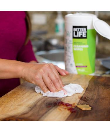 Better Life Natural All-purpose Cleaning Wipes - Clary Sage & Citrus - 70 Count (Pack of 2) - Buy Online on GoSupps.com