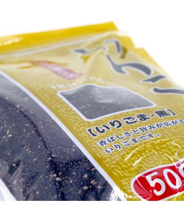 Mitake Roasted Black Sesame Seeds (Irigoma Kuro) 500g - Premium Quality - Buy Online on GoSupps.com