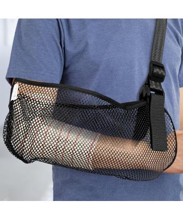 Breathable Mesh Arm Shoulder Sling - Medical Immobilizer & Support Brace for Injury Recovery | Unisex - Buy Online on GoSupps.com