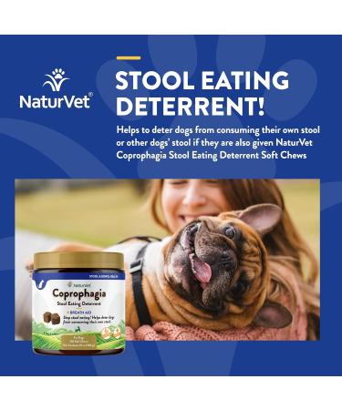 NaturVet Coprophagia Stool Eating Deterrent & Breath Aid - 130 Soft Chews (10 oz) - Buy Online on GoSupps.com