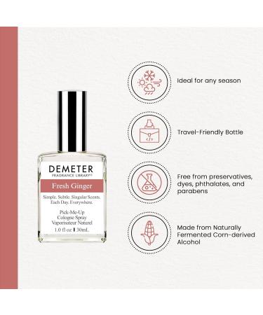 DEMETER Fresh Ginger 1 Oz Cologne Spray Perfume for Women and Men - Buy Online on GoSupps.com
