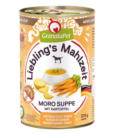 GranataPet Liebling's Meal Moro Soup with Potatoes, Dog Food for Natural Building of Healthy Intestinal Bacteria, Ideal for Diarrhea and Pain
