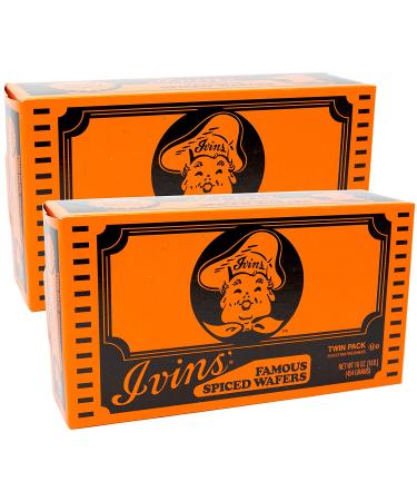Ivins Famous Spiced Wafers 1lb (Pack of 2) - 2 Boxes (16oz Each) | Delicious Holiday Treats - Buy Online on GoSupps.com